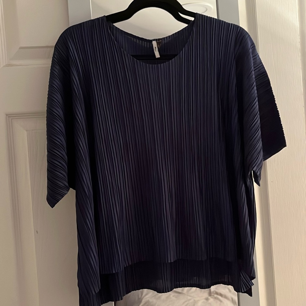Navy Blue Blouse